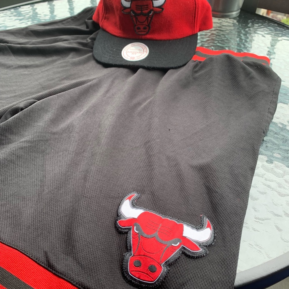 Bulls Shorts & Snapback Hat
